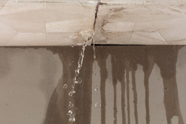 Professional Burst Pipe Cleanup technician working in Bradley, OK